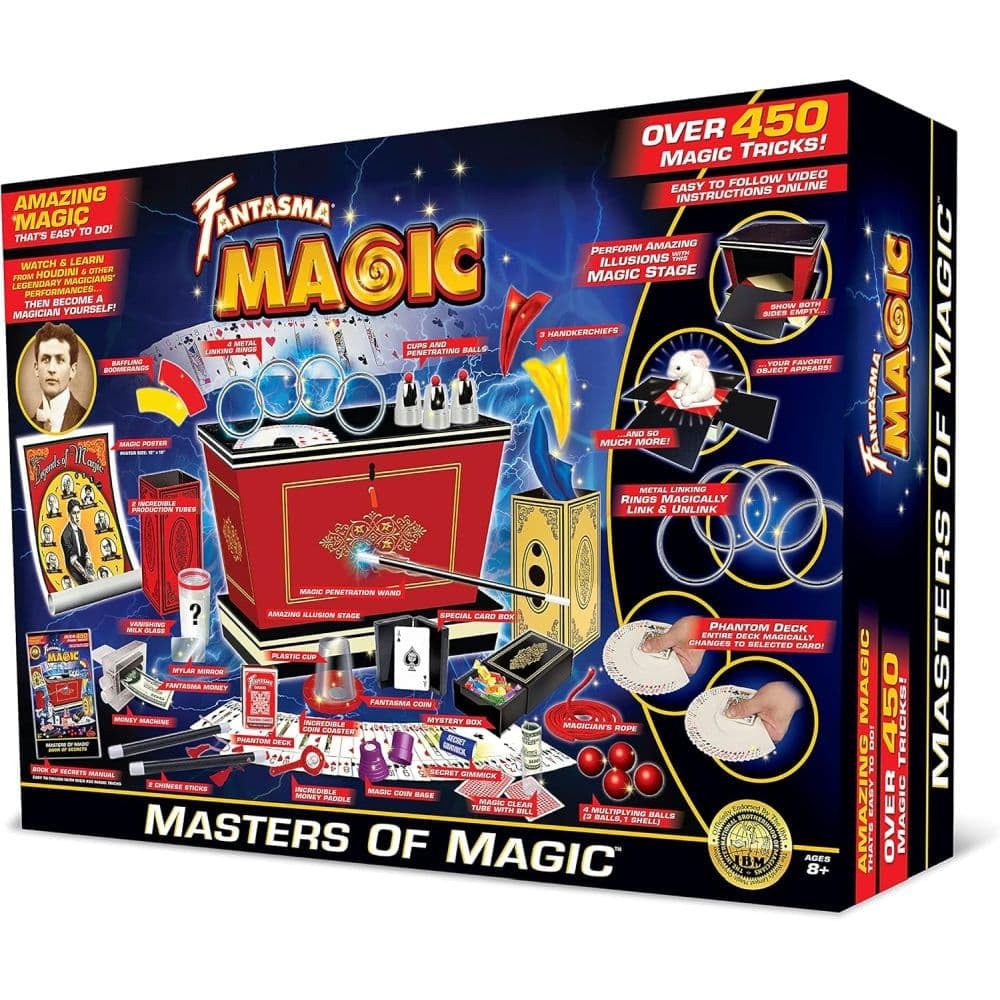 Fantasma Toys Super Deluxe Legends of Magic DVD Set, Magic Kits